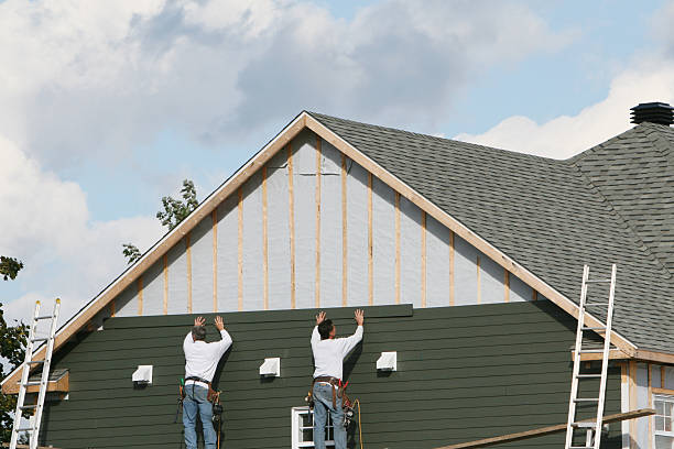 Professional Siding technician working in Gastonia, NC